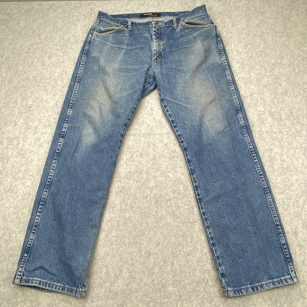 Wrangler George Strait Jeans Mens 36x30 (35x30) Blue Regular Straight 13MGSHD